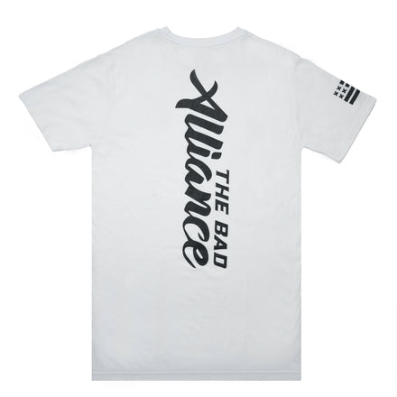 WHITE VERTICAL TEE