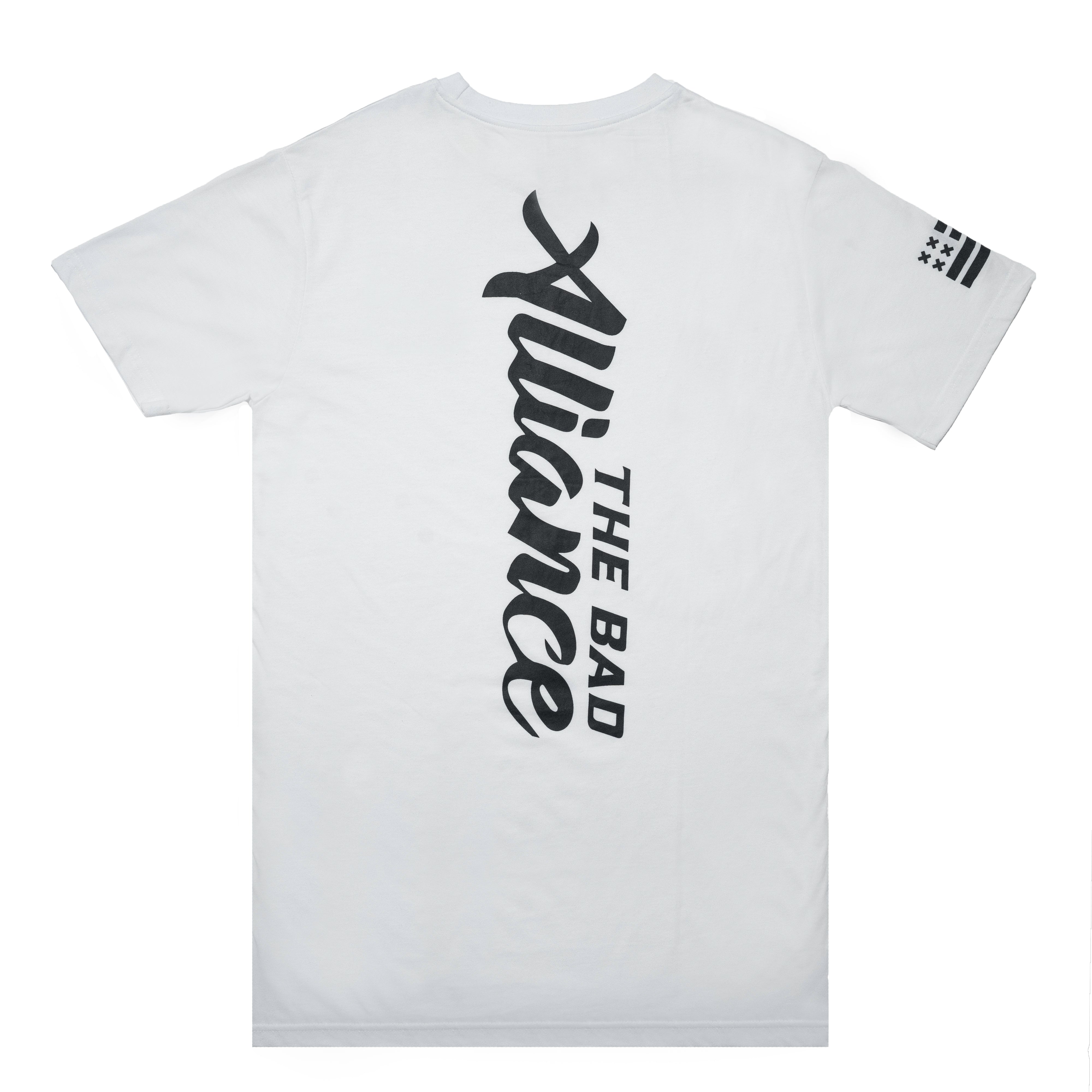 WHITE VERTICAL TEE