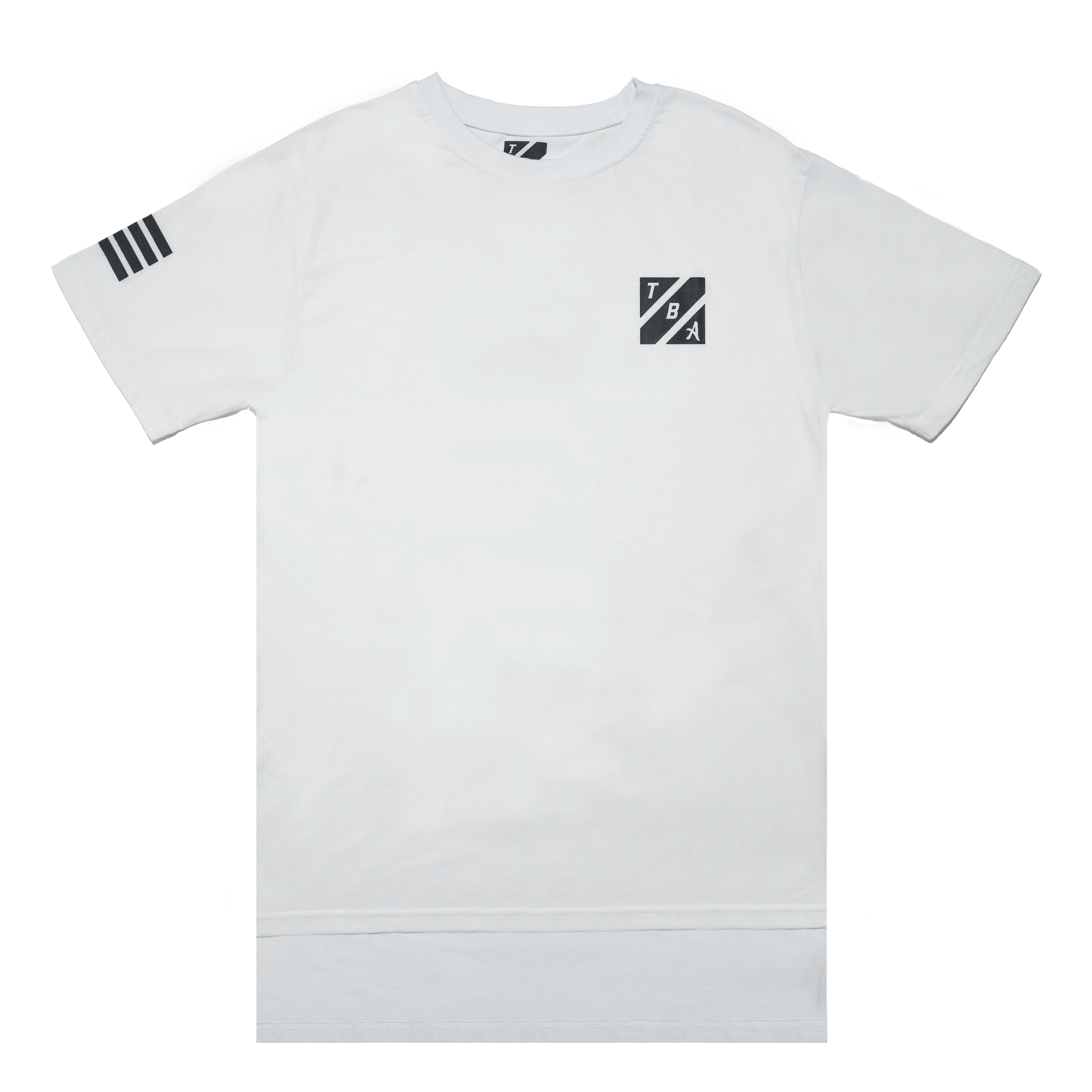 WHITE VERTICAL TEE
