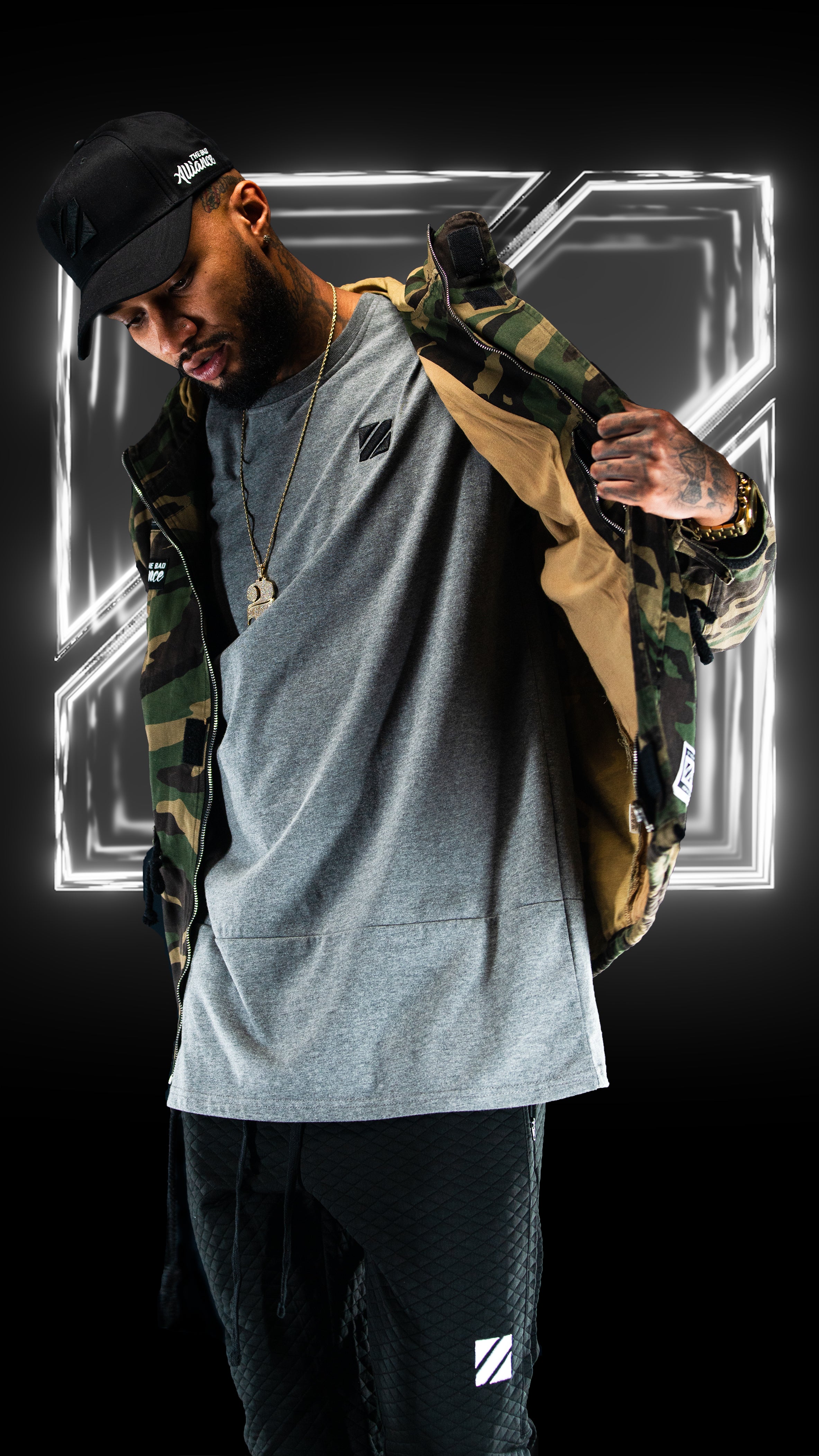 CAMO PARKA JACKET
