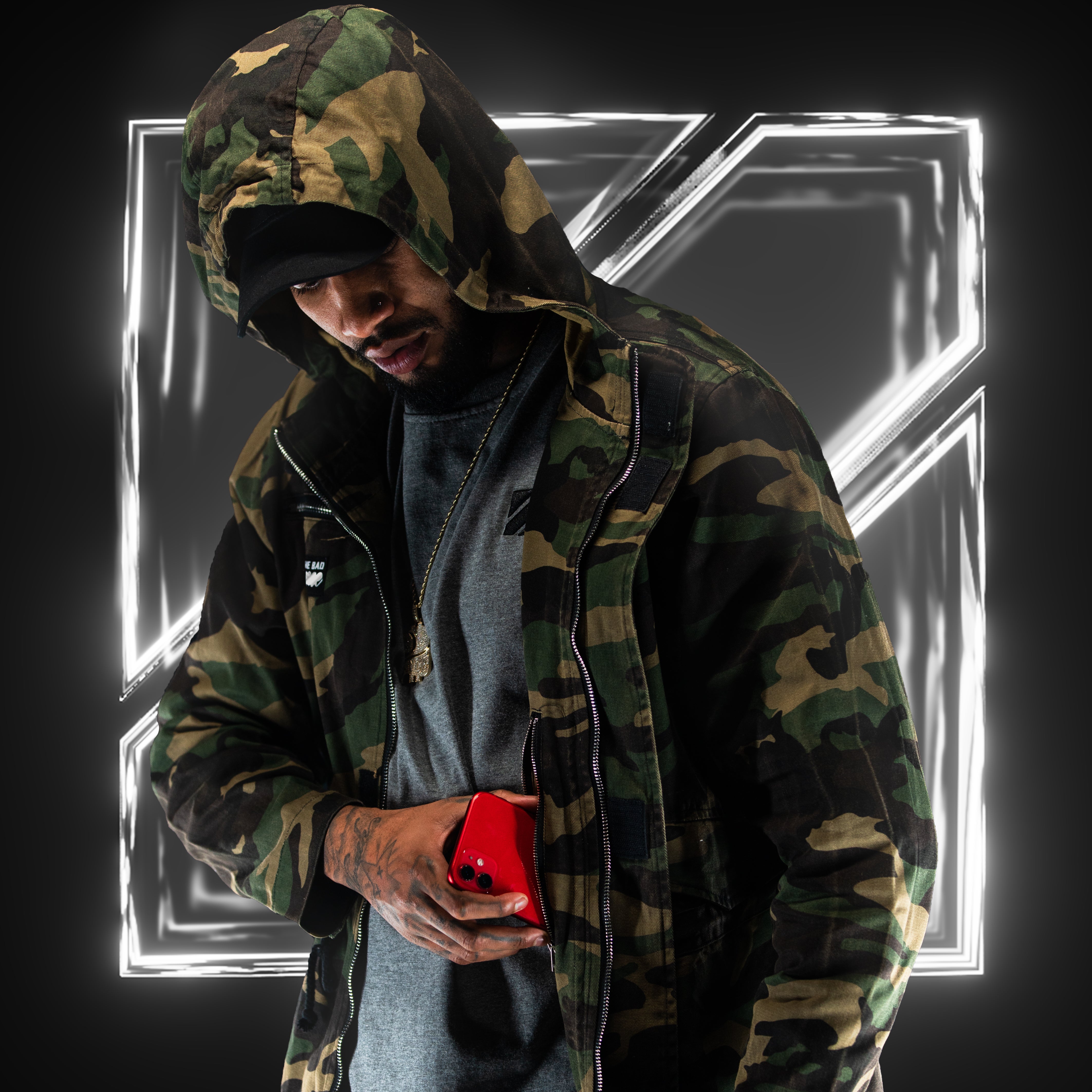 CAMO PARKA JACKET
