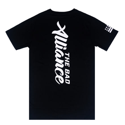 BLACK VERTICAL TEE
