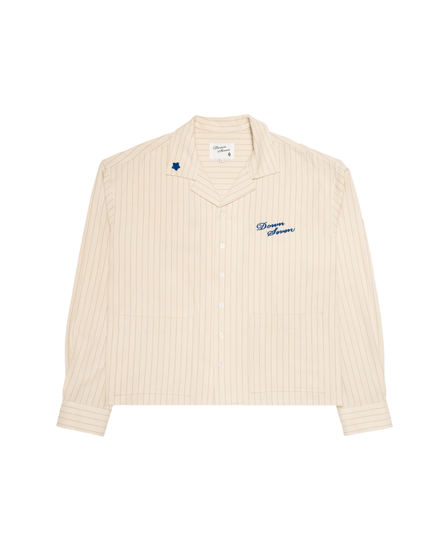 Nagare Stripe Shirt Cream