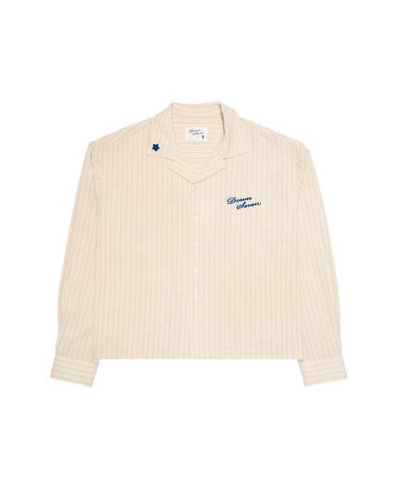 Nagare Stripe Shirt Cream