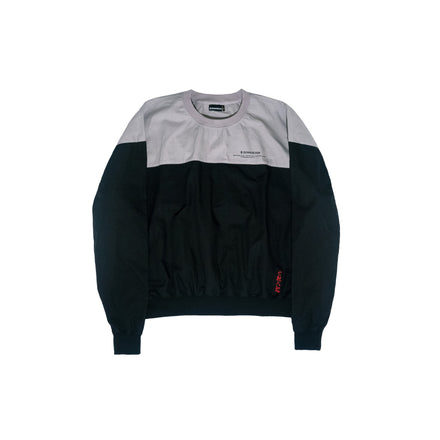 Black & Grey Ripstop Crewneck