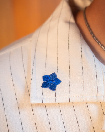 Nagare Stripe Shirt Cream