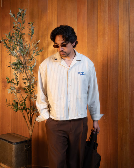 Nagare Stripe Shirt Cream