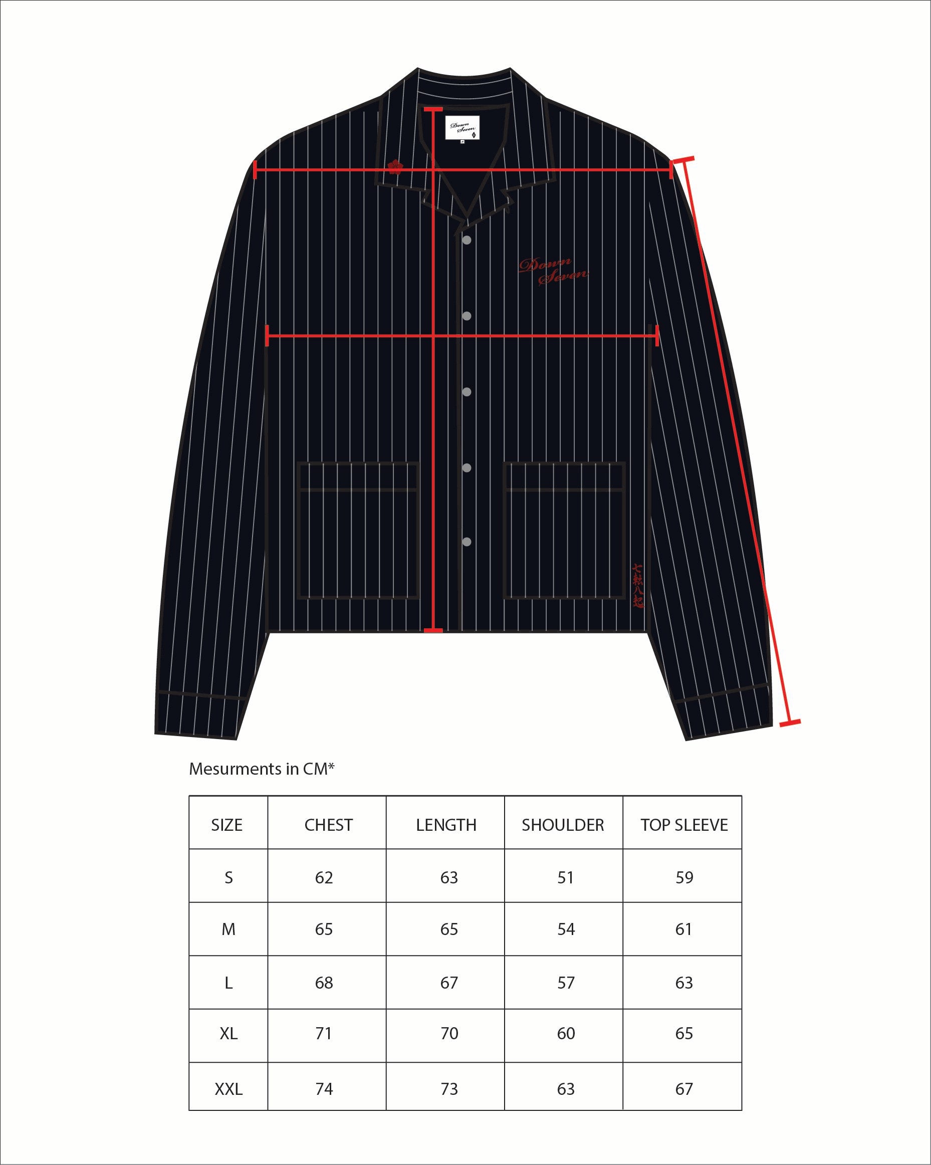 Nagare Stripe Shirt Cream