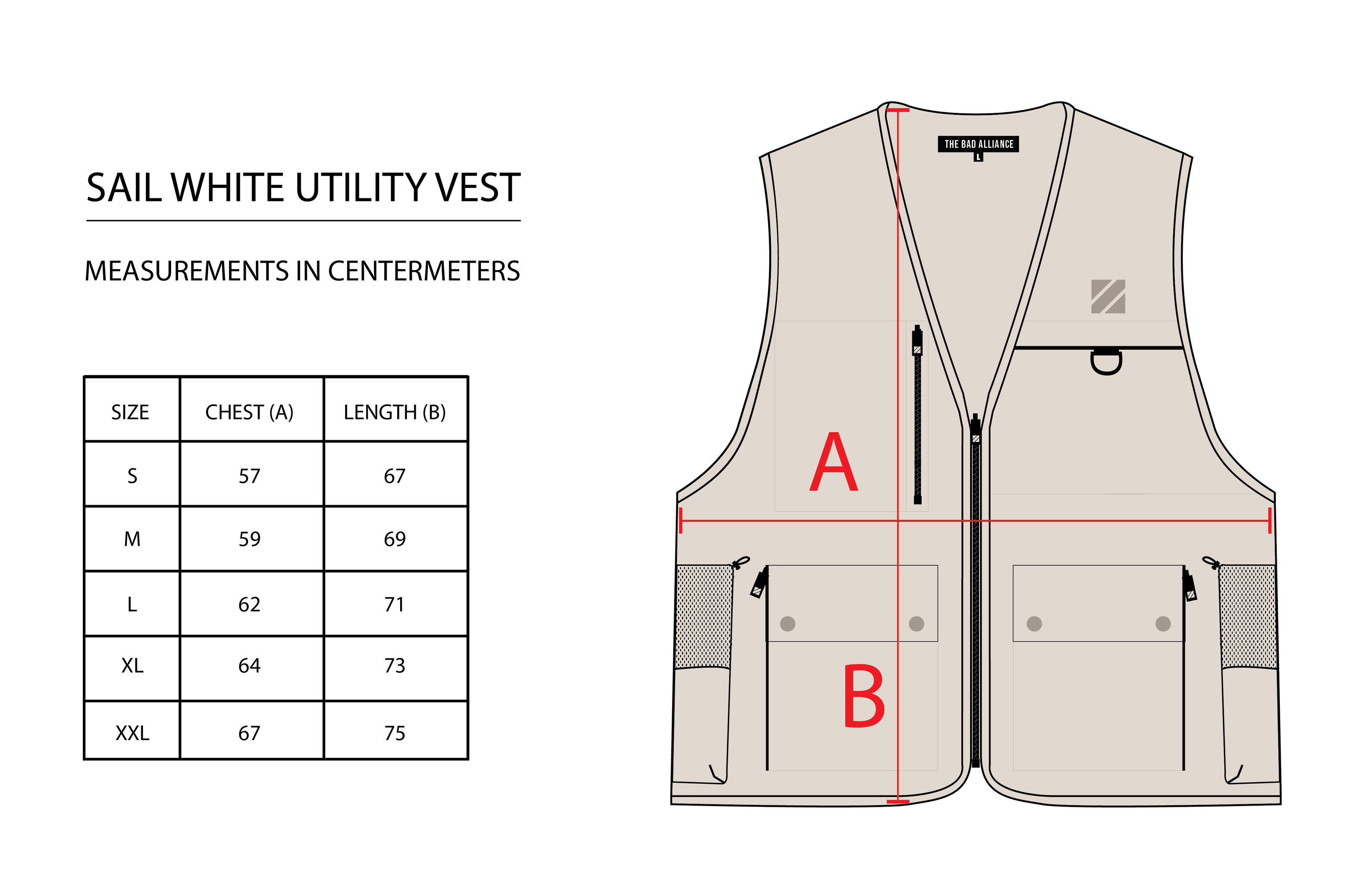 Sail White Utility Vest
