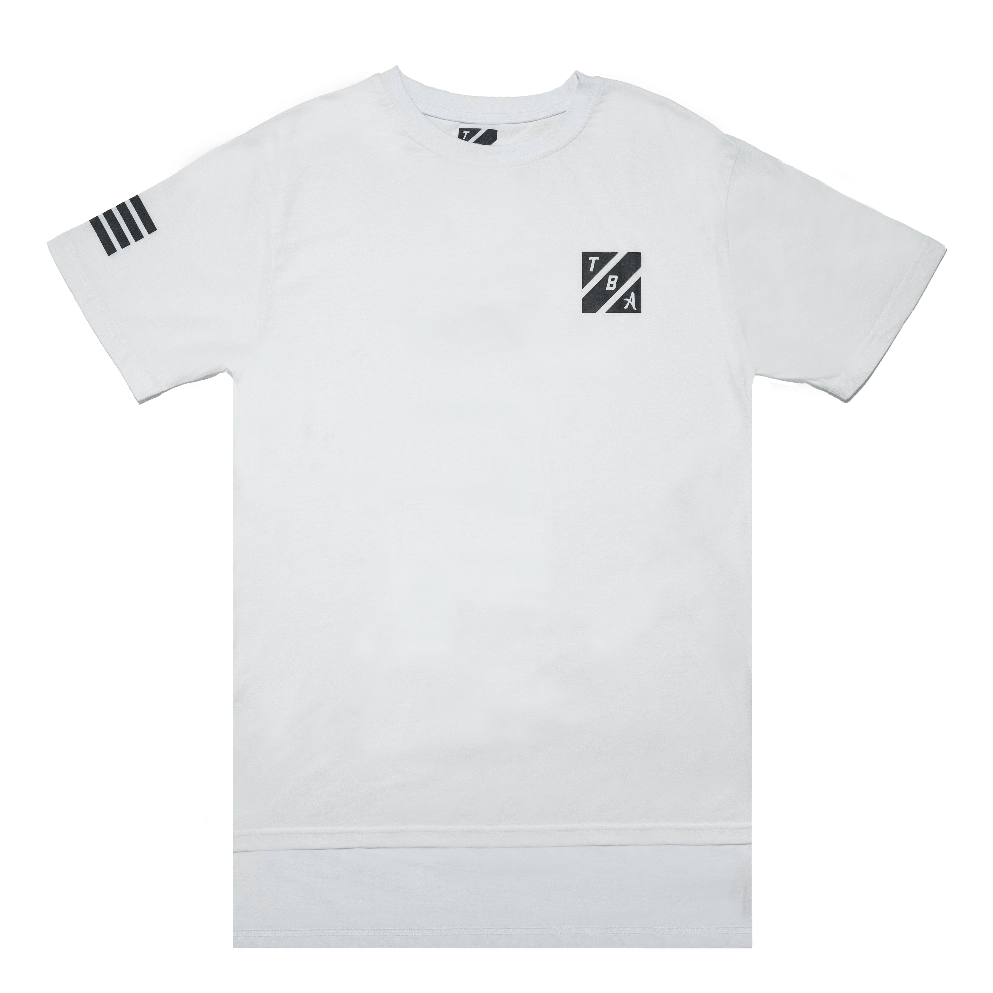 WHITE VERTICAL TEE