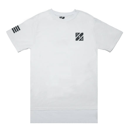 WHITE VERTICAL TEE