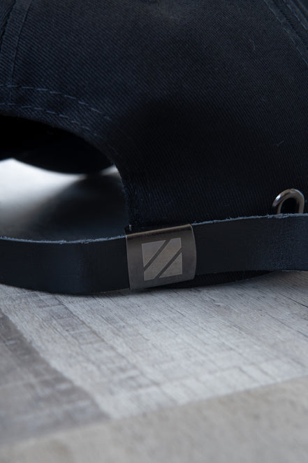 BLACKED OUT BOX LOGO BASEBALL CAP