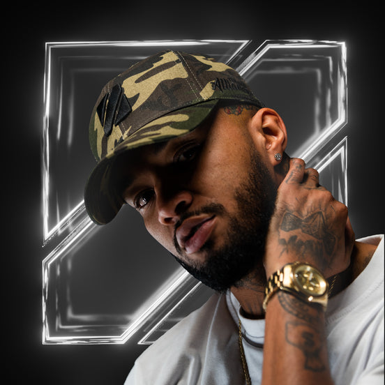 CAMO BOX LOGO BASEBALL CAP