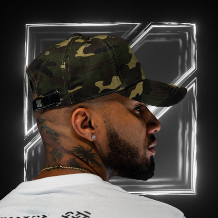 CAMO BOX LOGO BASEBALL CAP