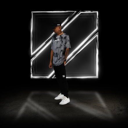 BLACKED OUT QUILTED JOGGER